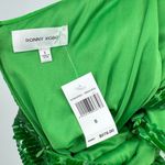 Ronny Kobo Alix Green Sequined Halter Midi Gown New Small Photo 13