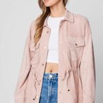 BLANK NYC NWT faux suede think pretty shirt Photo 0