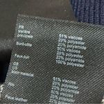 Maje Jolie Navy/Beige Jacquard Knit Geometric Print Mini Skirt Size 34 Photo 13