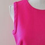 Loft  fuchsia barbiecore scuba sheath dress size 10p Photo 2
