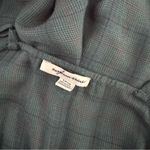 American Eagle  Plaid Green Jumpsuit Size Small Photo 5