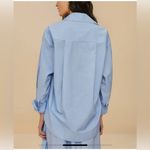 Farm Rio  Blue Banana Cocina Striped Shirt Photo 1