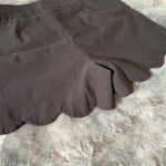 Cato Elegant Black Scalloped Women's Shorts Photo 4