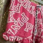 PINK - Victoria's Secret  Hot Pink White Ruffle Pajama Lounge Shorts Small Photo 4