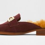 ALDO Pageturner Fur Lined Leather Mules Photo 3