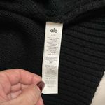 Alo Yoga  NWT Unisex Wool Cashmere New Class Crewneck Sweater Black Size L Photo 9
