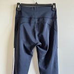 Adidas Climalite Black 3 Stripe 7/8 Tights Womens Size S Pocket Athletic… Photo 3