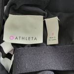 Athleta  Black and White Stripe Ace Racer Tank Top Mesh Details‎ Pockets Size S Photo 11