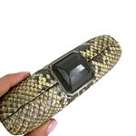 Judith Leiber Overture SnakeSkin Python Gem Stone Snap Closure Clutch Strap Photo 5