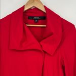 Kensie Stitch Fix  Red Mally Ponte Asymmetrical Draped Knit Jacket Size Small Photo 1