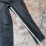 Gap Jeans Women’s Black Vintage Sky High Rise Slim Frayed Raw Edges Size 12 31 Photo 4