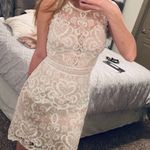 Red Dress Boutique White Lace Dress Photo 0