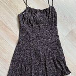 Free People Jamie Strappy Printed Mini Dress Black Leopard Pink Print Photo 4