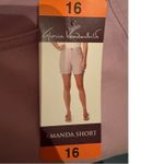 Gloria Vanderbilt  Amanda Short Lavender Kiss Size 16 Short Length High Rise NWT Photo 5