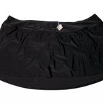 Kona Sol  Women's Black Swim Skirt Skort High Coverage Bathing Suit NWT 2x Photo 1