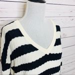 Madewell Lakeview Black & Cream Striped Lightweight Knit Sweater Top Size XS Photo 6