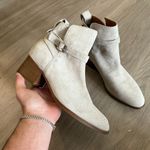 Rag and Bone  Walker Buckle Bootie Grey Gray Suede Ankle Boot Chelsea Booties Photo 0