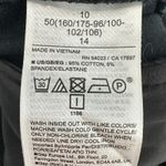 Gap Black Flare Leg Pants Size 10 Cropped High Rise Stretch Cotton Blend Photo 1