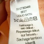 Joseph  | Luxury Satin Bomber Jacket Coral Peach Butterfly Appliqué | 38, Medium Photo 10