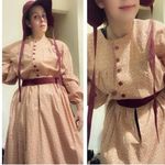 Victorian camp dress Red Size XL Photo 1