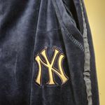 VINTAGE MLB New York Yankees Cooperstown Collection Velour Tracksuit Y2K Blue Size M Photo 11