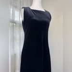 Rhapsody Vintage ‘90s  Black Velvet Square Neck Sleeveless Maxi Dress Photo 3