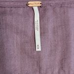 Free People Joi Blouse Eyelet Lace Crop Top Dusty Purple Mauve Roan Rouge Hippie Photo 4