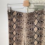 ZARA  Snake Print Mid Rise Flare Leg Photo 5