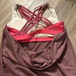 Lululemon ✨ Wild Tank Heathered Bordeaux Drama Striped Top✨ size 8 Photo 6