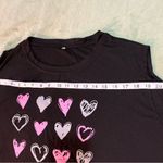 Target Black Cold-Shoulder Top with Heart Design Size 4X Photo 10