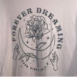 Wonderly  blush, pink, flower, and moon, forever, dreaming graphic shirt Photo 5