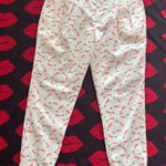 Barbie Japan lipstick pink white high waisted pants M Size M Photo 0