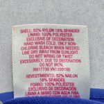 Xhilaration  Blue Crochet Padded Crisscross Tie Swim Bra Beach Bikini Top L Large Photo 5