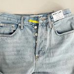 Topshop Asos Kort Petite Size 6/28 High Waist Wide Leg Light Blue Denim Jeans Photo 0