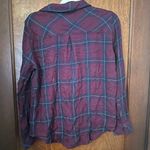 Rails  Hunter Button Down Top In Merlot & Navy Blue Size M Photo 2