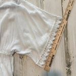 *Club Z Collection Women's XL White Lace Trim Kimono Swim Beach Summer Photo 9