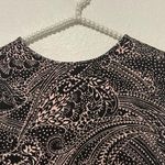 Soma  Size Small Long Sleeve Top Loungewear Soft Cozy Pink Black Tunic Shirt Photo 10