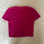 ZARA  Pink Short Sleeve Crop Top Photo 1