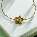 Tory Burch New Auth. KIRA STAR CHAIN BRACELET in Gold Photo 6