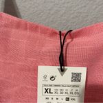 ZARA Bubble Gum Bohemian Tiered Long Straight Neckline 100% Cotton Dress Size XL Photo 10