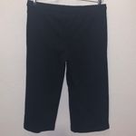 Zoey & Beth Black Pull On Comfy Lounging Capri Leggings Photo 4