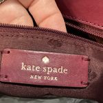 Kate Spade Deep Red Leather Tote Bag Photo 8