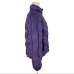 REI Quilted Floral Embroidered Puffer Jacket Purple Size Small Photo 13