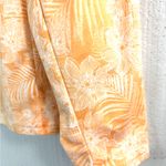 Hang Ten  L Athletic Aloha Orange Floral Sun Protection Top Photo 1