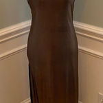 NBD  Dancing Queen Maxi Dress In Shimmer Copper XS Photo 0