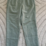 ZARA High Waist Sage Green Trousers Size Small - NWT Photo 0
