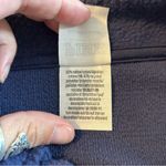 PINK - Victoria's Secret PINK Victoria’s Secret navy reverse fleece cropped polo sweatshirt size XL Photo 5