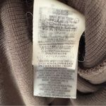 BCBGMAXAZRIA NWOT  ribbed ruffle sides top cap sleeve olive brown v-neck lyocell Photo 6