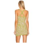 For Love & Lemons  Simone Mini Dress Green Arcrylic Knit Sz S NWT‎ Photo 2