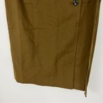 Anthropologie  Cartonnier Trench Coat Skirt Belted Olive Brown Size 4 Photo 3